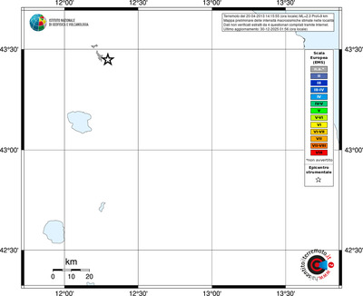 Mappa EMS - territori località