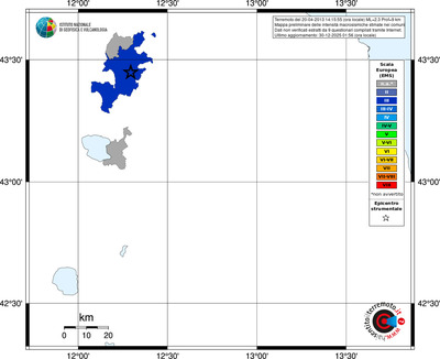 Mappa EMS - territori comuni