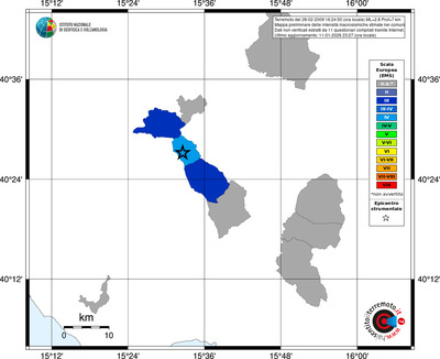 Mappa EMS - territori comuni