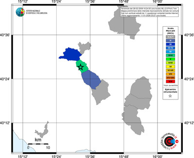 Mappa MCS - territori comuni