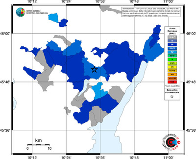 Mappa EMS - territori comuni