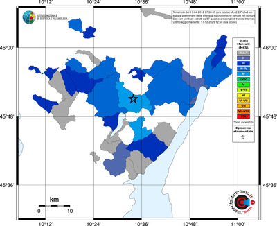 Mappa MCS - territori comuni