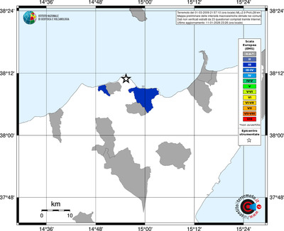 Mappa EMS - territori comuni