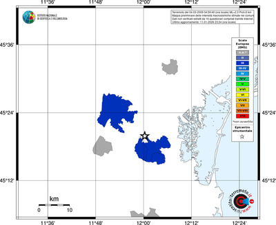 Mappa EMS - territori comuni