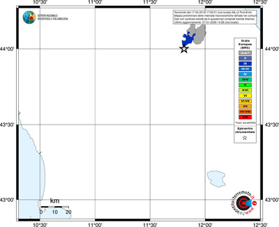 Mappa EMS - territori comuni