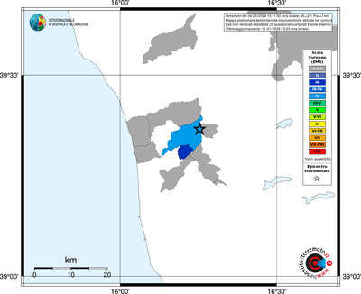 Mappa EMS - territori comuni
