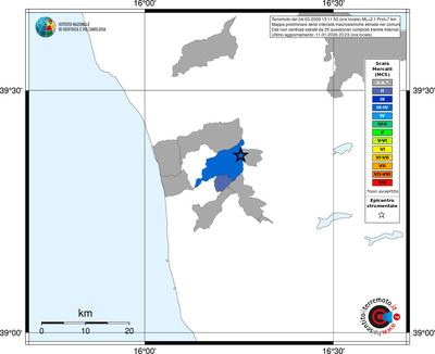 Mappa MCS - territori comuni