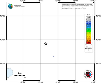 Mappa MCS - territori località
