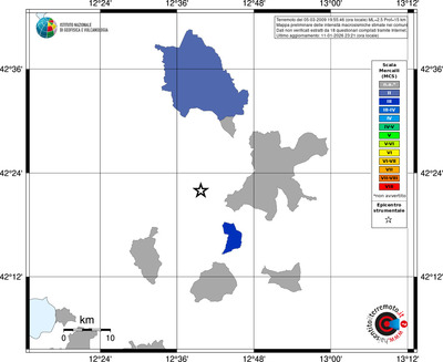 Mappa MCS - territori comuni