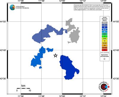 Mappa MCS - territori comuni