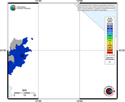 Mappa EMS - territori comuni