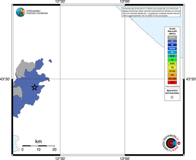 Mappa MCS - territori comuni