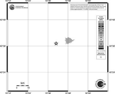 Mappa EMS - territori località