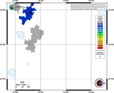 Mappa EMS - territori comuni