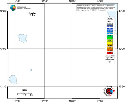 Mappa MCS - territori località