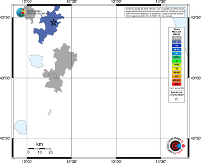 Mappa MCS - territori comuni
