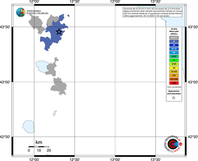 Mappa MCS - territori comuni