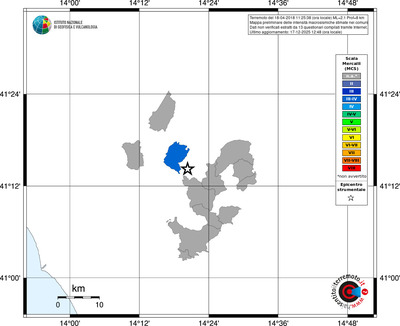 Mappa MCS - territori comuni