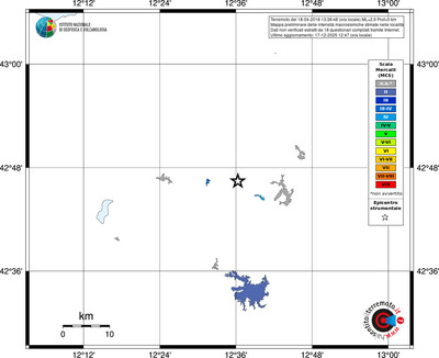 Mappa MCS - territori località