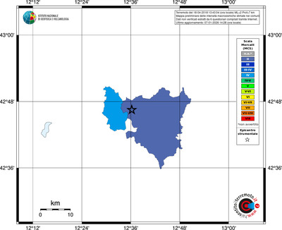 Mappa MCS - territori comuni