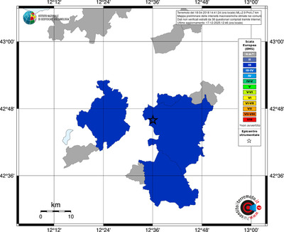 Mappa EMS - territori comuni