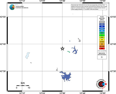Mappa MCS - territori località