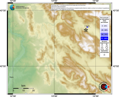 Mappa comuni con almeno 3 questionari