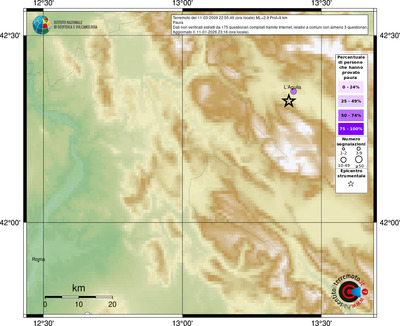 Mappa comuni con almeno 3 questionari