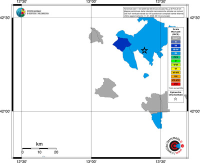Mappa MCS - territori comuni