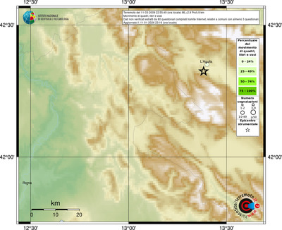 Mappa comuni con almeno 3 questionari