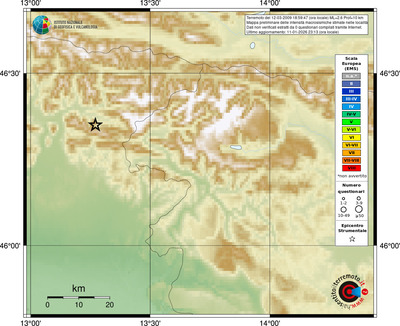 Mappa EMS - località