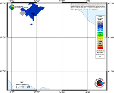 Mappa EMS - territori comuni