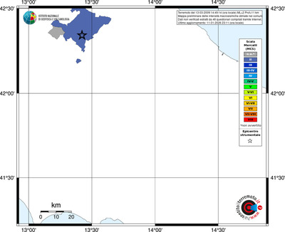 Mappa MCS - territori comuni