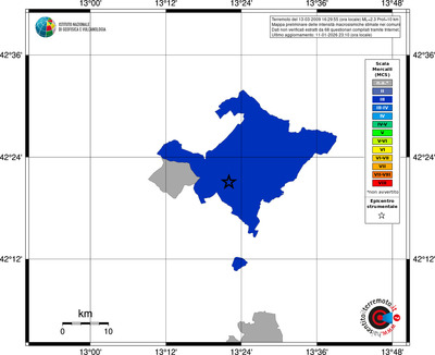 Mappa MCS - territori comuni