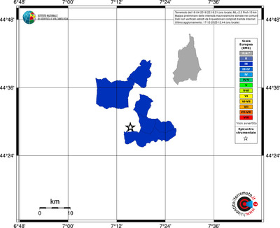 Mappa EMS - territori comuni
