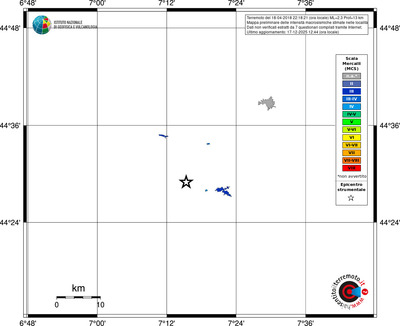 Mappa MCS - territori località