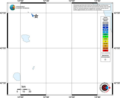 Mappa MCS - territori località