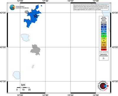 Mappa MCS - territori comuni