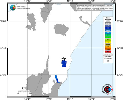 Mappa EMS - territori comuni