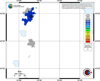 Mappa EMS - territori comuni