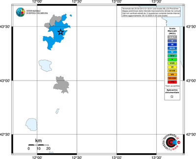 Mappa MCS - territori comuni