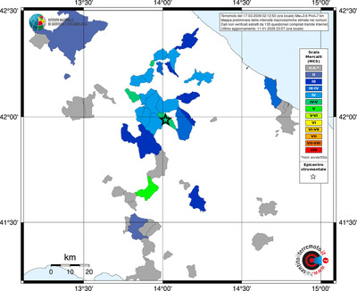 Mappa MCS - territori comuni