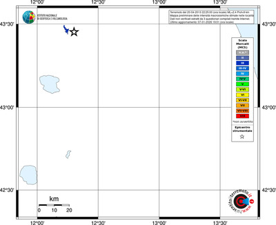Mappa MCS - territori località