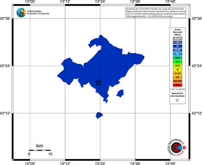 Mappa MCS - territori comuni