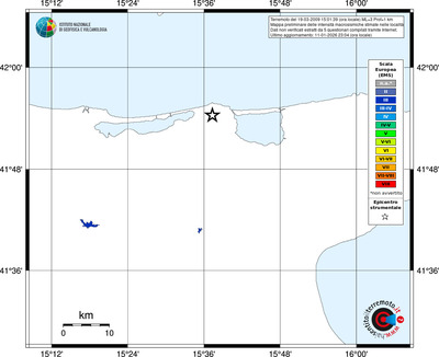 Mappa EMS - territori località