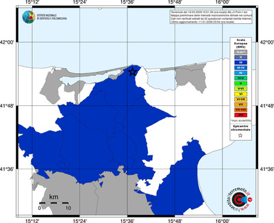 Mappa EMS - territori comuni