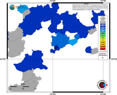 Mappa EMS - territori comuni