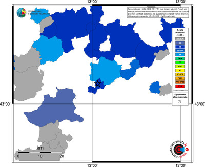 Mappa MCS - territori comuni