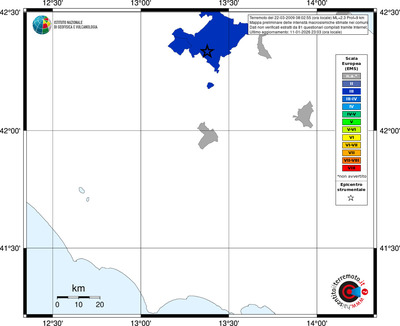 Mappa EMS - territori comuni