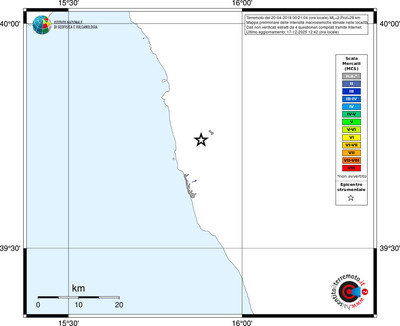 Mappa MCS - territori località